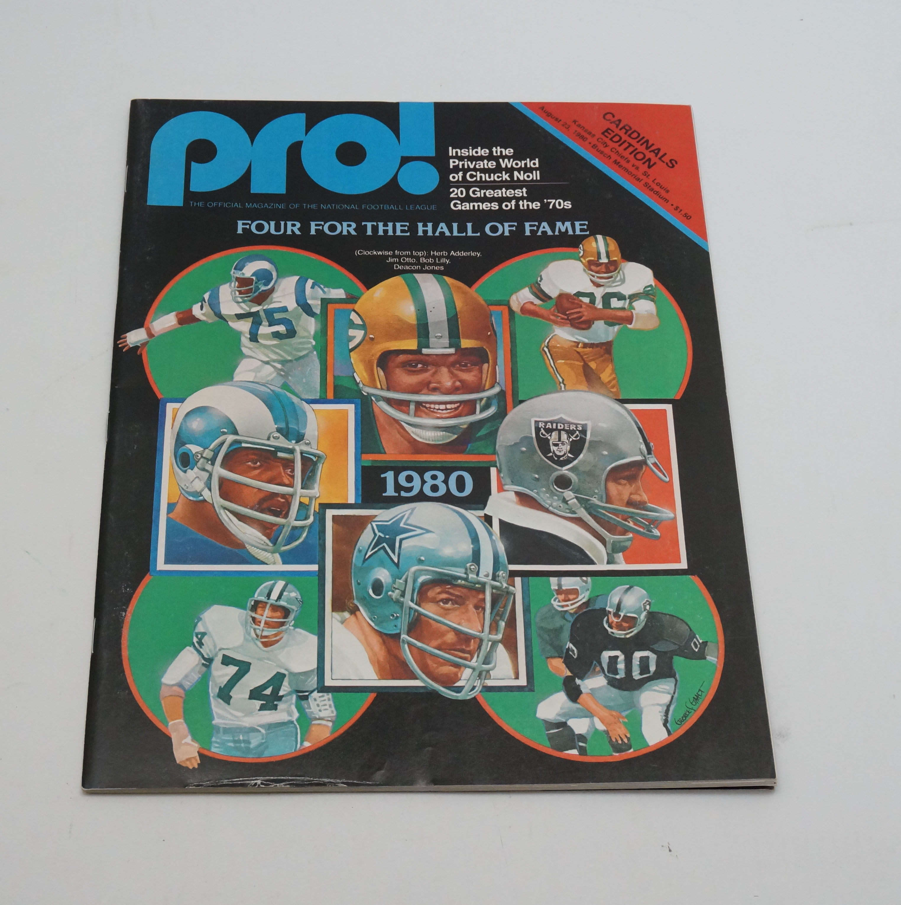 Aug 23, 1980 Kansas City Chiefs vs. Cardinals Football Program Pro Magazines | eBay
