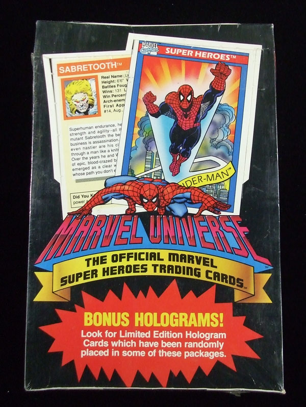 1990 Impel Marvel Universe Series 1 Trading Card Sealed Box - Afbeelding 1 van 1